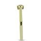 Inel din Argint 925 Placat cu Aur ( 1.79 grame ) cu Diamant de culoarea Șampaniei 0.12 Carate