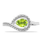 Inel din Argint 925 ( 2.42 grame ) cu Peridot Changbai 0.74 Carate