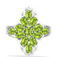 Inel din Argint 925 ( 5.16 grame ) cu Peridot Changbai 3.01 Carate