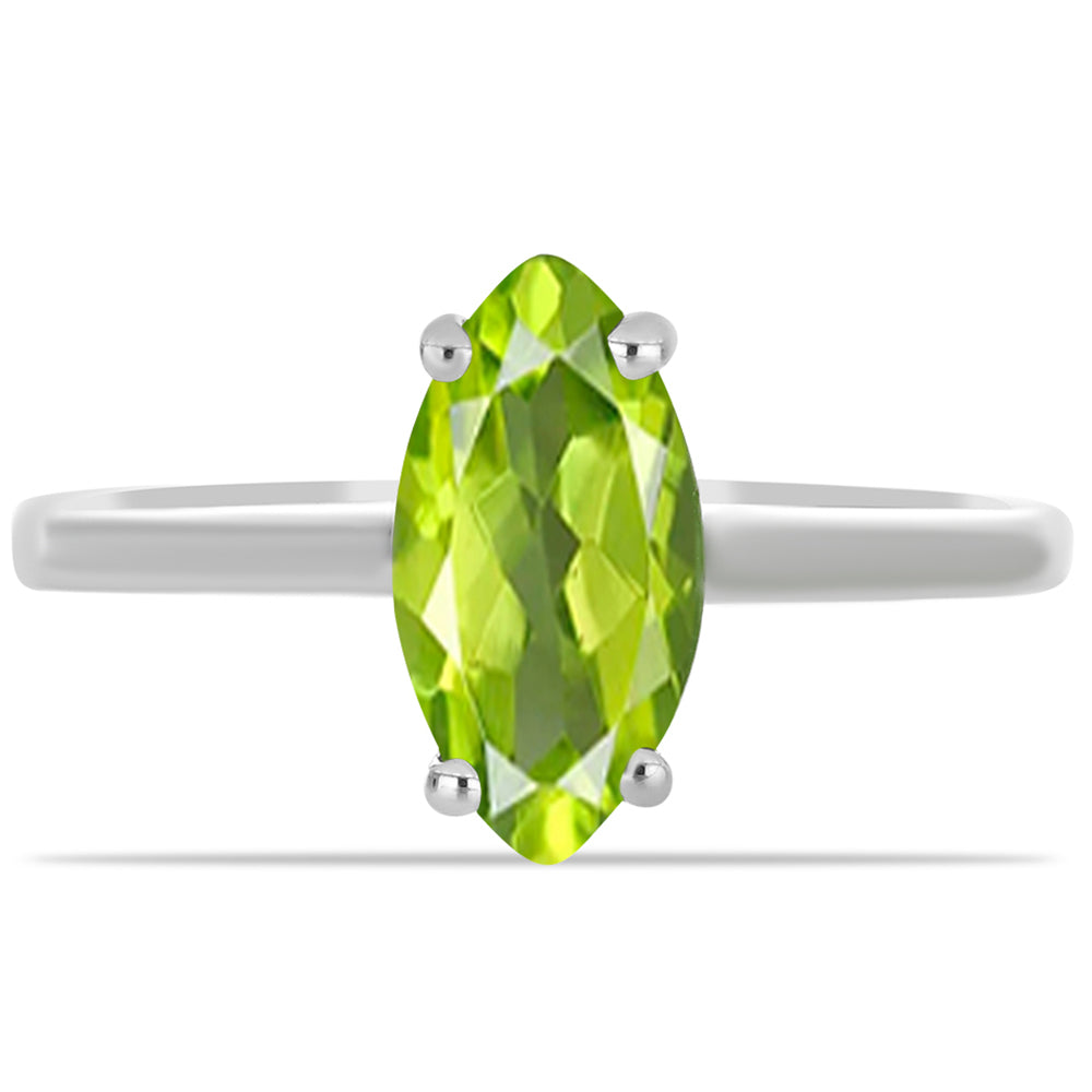 Inel din Argint 925 ( 2.57 grame ) cu Peridot Changbai 1.81 Carate