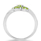 Inel din Argint 925 ( 2.42 grame ) cu Peridot Changbai 0.56 Carate