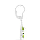 Cercei din Argint 925 ( 2.71 grame ) cu Peridot Changbai 1.51 Carate