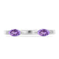 Inel din Argint 925 ( 1.9 grame ) cu Ametist Rose de France 0.44 Carate