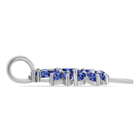 Pandantiv din Argint 925 ( 2.22 grame ) cu Tanzanit 1.83 Carate