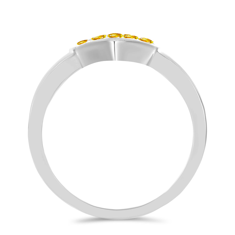 Inel din Argint 925 ( 4.29 grame ) cu Citrin Ural 1.06 Carate