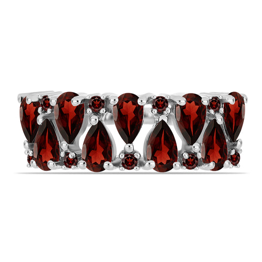 Inel din Argint 925 ( 3.16 grame ) cu Granat Barton 2.67 Carate