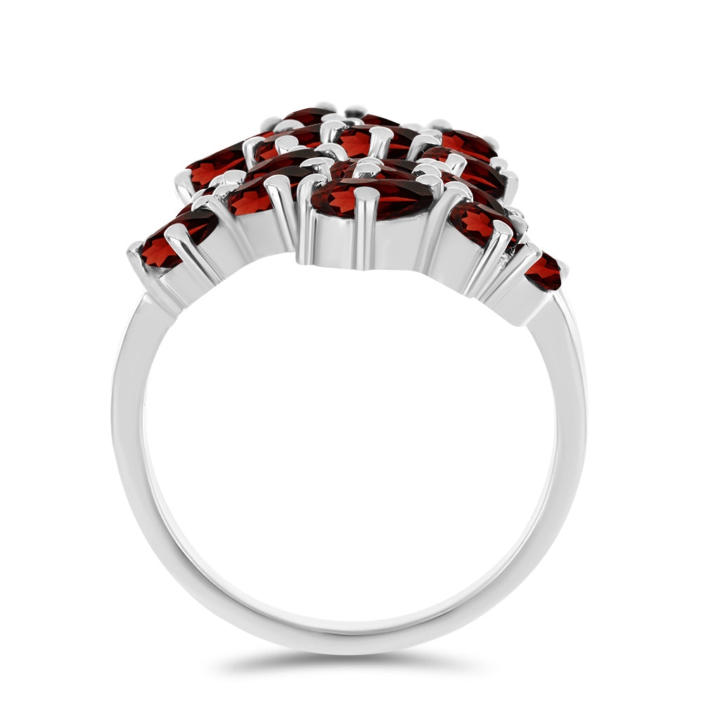 Inel din Argint 925 ( 5.44 grame ) cu Granat Barton 4.99 Carate 2 