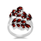 Inel din Argint 925 ( 5.44 grame ) cu Granat Barton 4.99 Carate