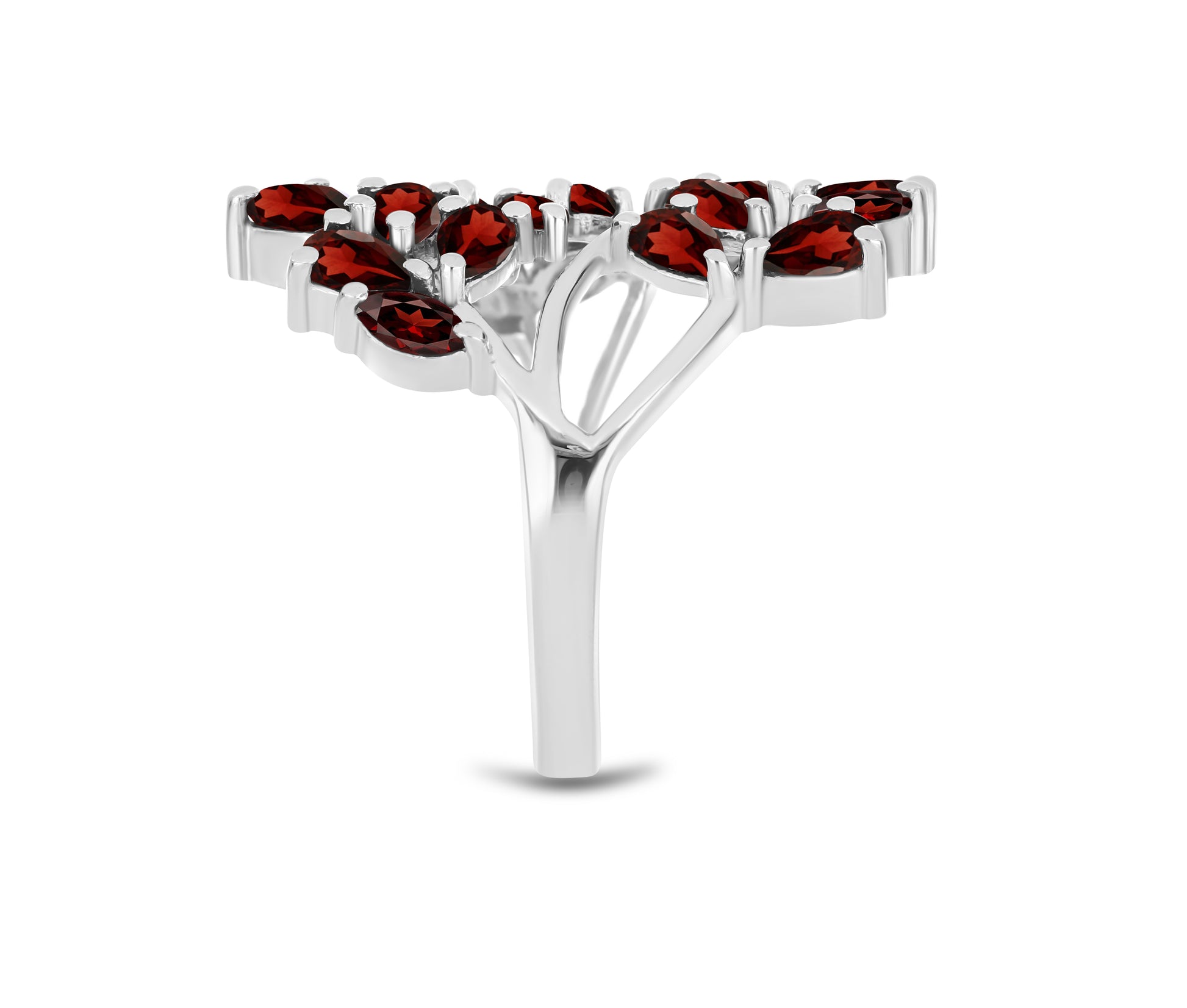 Inel din Argint 925 ( 5.44 grame ) cu Granat Barton 4.99 Carate 4 