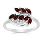 Inel din Argint 925 ( 2.52 grame ) cu Granat Barton 0.9 Carate