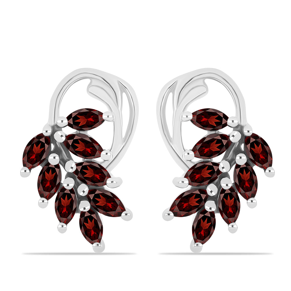 Cercei din Argint 925 ( 4 grame ) cu Granat Barton 1.81 Carate