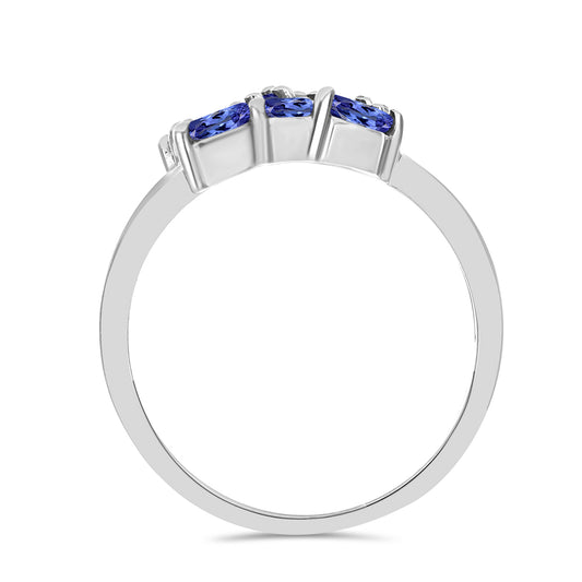 Inel din Argint 925 ( 2.95 grame ) cu Tanzanit 1.47 Carate