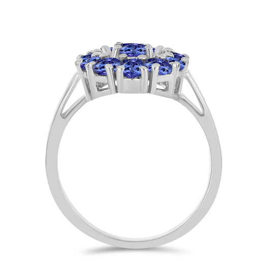 Inel din Argint 925 ( 3.55 grame ) cu Tanzanit 2.44 Carate