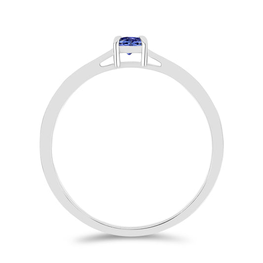 Inel din Argint 925 ( 1.47 grame ) cu Tanzanit 0.35 Carate