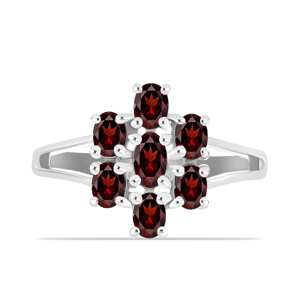 Inel din Argint 925 ( 2.67 grame ) cu Granat Barton 1.56 Carate