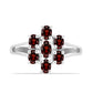 Inel din Argint 925 ( 2.67 grame ) cu Granat Barton 1.56 Carate