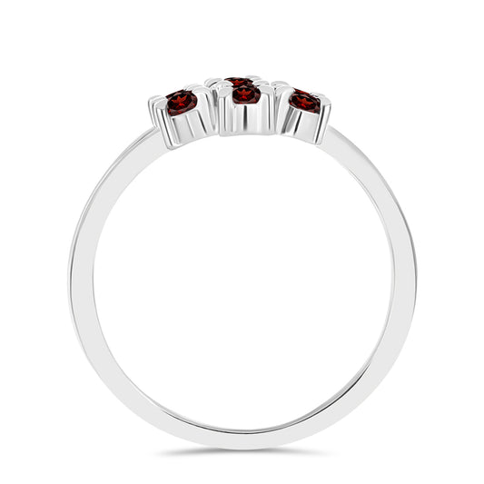 Inel din Argint 925 ( 2.67 grame ) cu Granat Barton 1.56 Carate