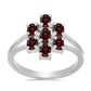 Inel din Argint 925 ( 2.67 grame ) cu Granat Barton 1.56 Carate