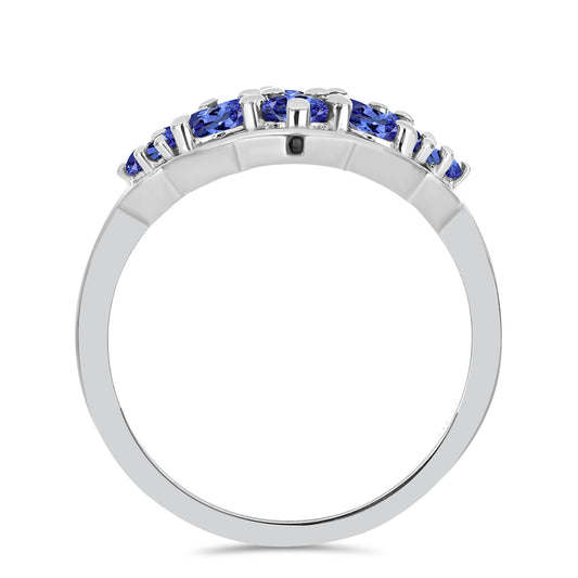 Inel din Argint 925 ( 3.09 grame ) cu Tanzanit 1.47 Carate