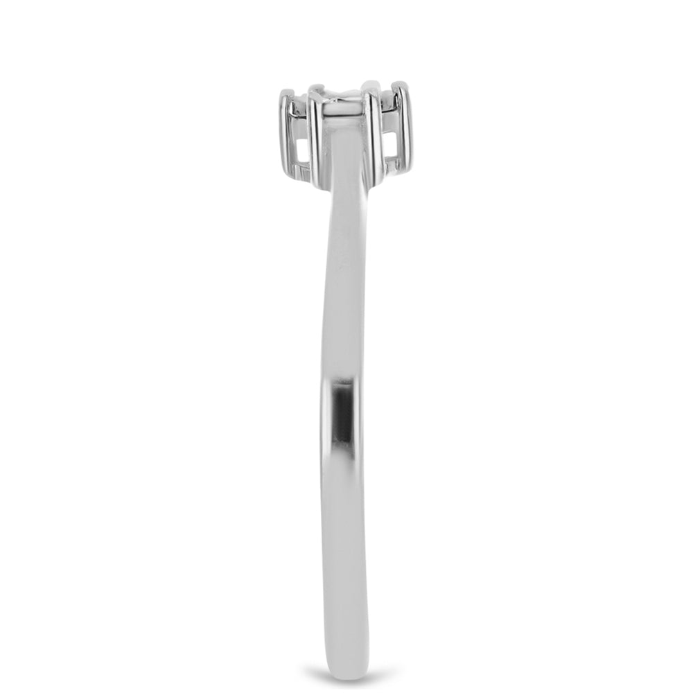 Inel din Argint 925 ( 1.56 grame ) cu Diamant Alb 0.01 Carate
