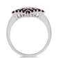 Inel din Argint 925 ( 2.9 grame ) cu Granat Barton 1.13 Carate
