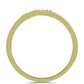 Inel din Argint 925 Placat cu Aur ( 2 grame ) cu Diamant Verde 0.04 Carate