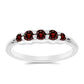 Inel din Argint 925 ( 1.73 grame ) cu Granat Barton 0.57 Carate