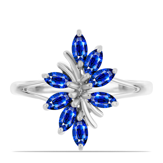 Inel din Argint 925 ( 2.25 grame ) cu Safir Albastru Australian 1.03 Carate