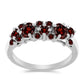 Inel din Argint 925 ( 2.94 grame ) cu Granat Barton 1.48 Carate