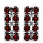 Cercei din Argint 925 ( 4.08 grame ) cu Granat Barton 3.59 Carate