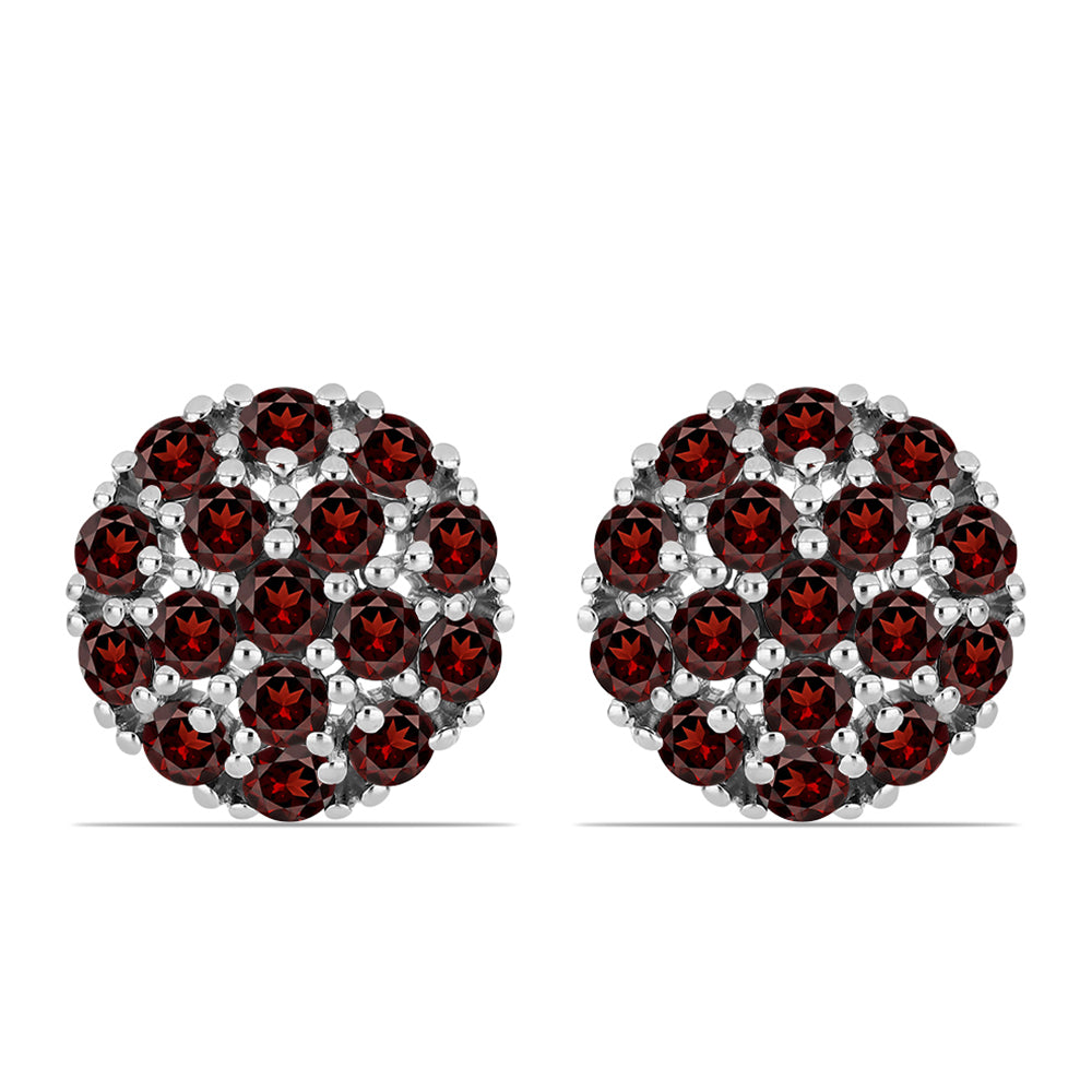 Cercei din Argint 925 ( 4.87 grame ) cu Granat Barton 4.05 Carate