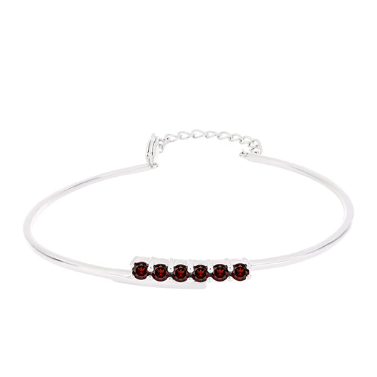 Brățară din Argint 925 ( 5.8 grame ) cu Granat Barton 0.9 Carate