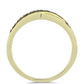 Inel din Argint 925 Placat cu Aur ( 3.72 grame ) cu Diamant Verde 0.13 Carate