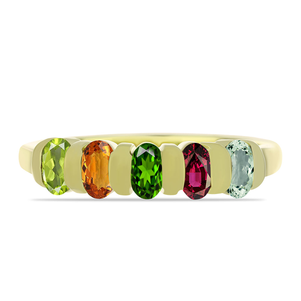 Inel din Argint 925 Placat cu Aur ( 2.97 grame ) cu Turmalină Chakra 1.22 Carate 1 