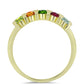 Inel din Argint 925 Placat cu Aur ( 2.97 grame ) cu Turmalină Chakra 1.22 Carate