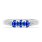 Inel din Argint 925 ( 2.01 grame ) cu Safir Albastru Australian și Topaz Alb 0.83 Carate