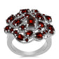 Inel din Argint 925 ( 6.39 grame ) cu Granat Barton 4.9 Carate