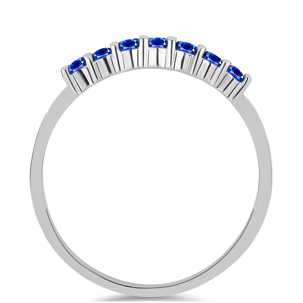 Inel din Argint 925 ( 1.15 grame ) cu Safir Albastru Australian 0.39 Carate