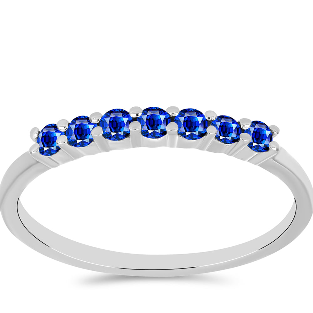 Inel din Argint 925 ( 1.15 grame ) cu Safir Albastru Australian 0.39 Carate 3 