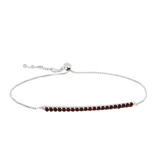 Brățară din Argint 925 ( 3.8 grame ) cu Granat Barton 1.01 Carate
