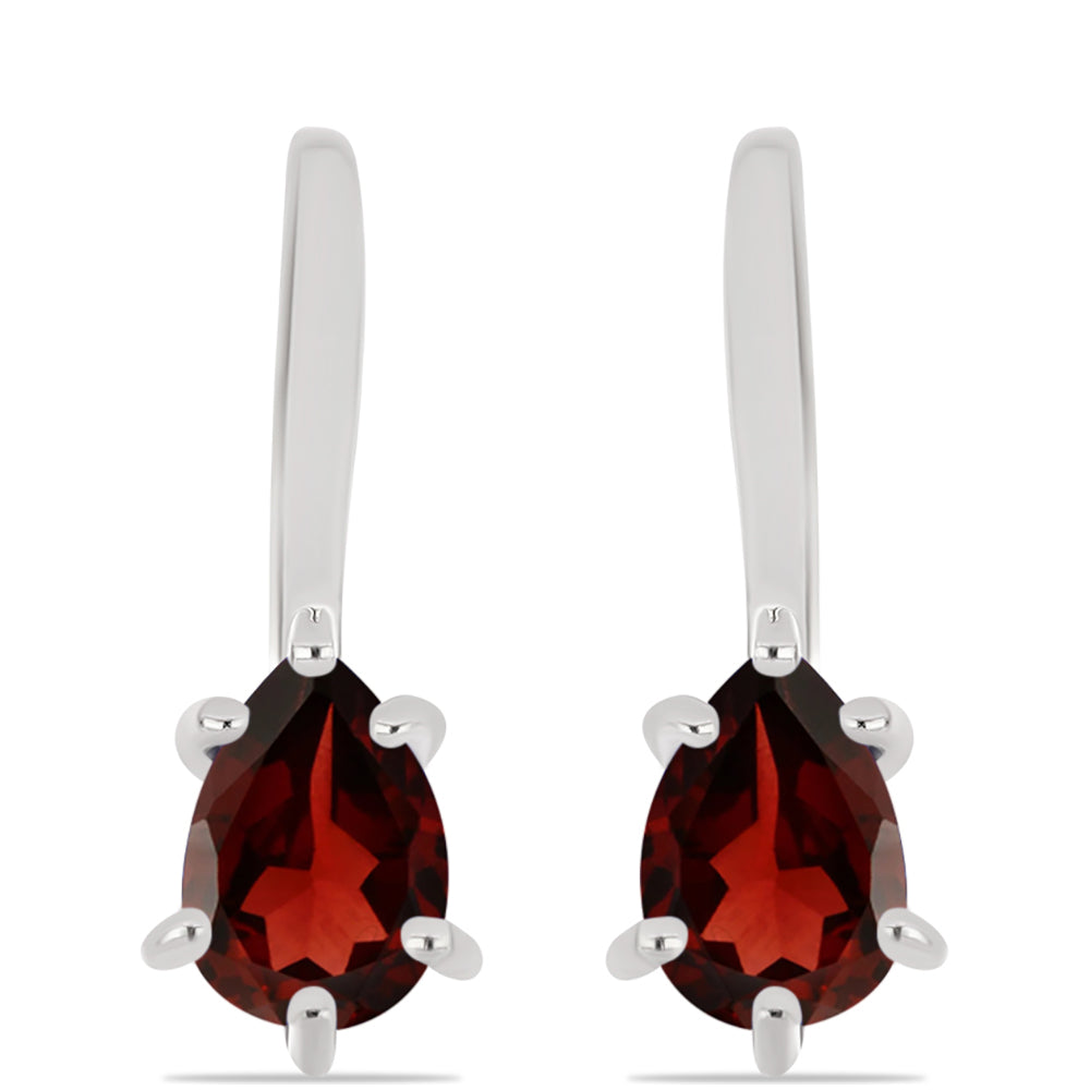 Cercei din Argint 925 ( 1.96 grame ) cu Granat Barton 0.98 Carate