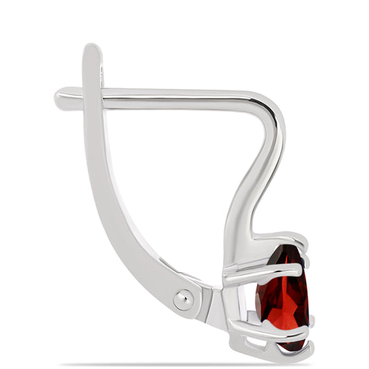 Cercei din Argint 925 ( 1.96 grame ) cu Granat Barton 0.98 Carate