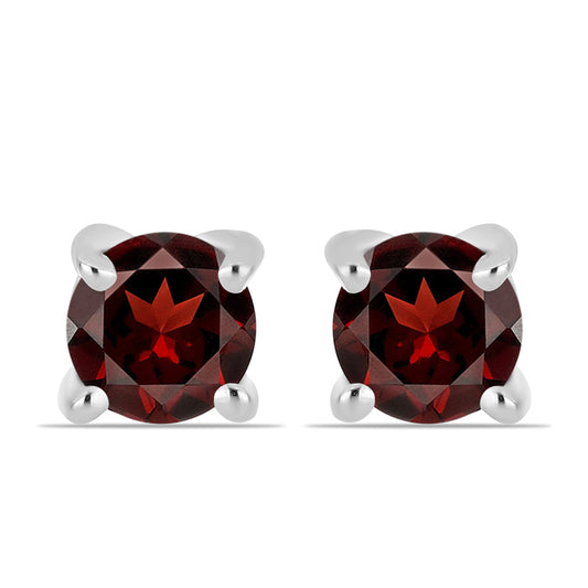 Cercei din Argint 925 ( 0.76 grame ) cu Granat Barton 0.77 Carate