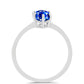 Inel din Argint 925 ( 1.51 grame ) cu Safir Albastru Australian 2.73 Carate