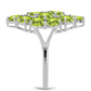 Inel din Argint 925 ( 3.13 grame ) cu Peridot Changbai 4.09 Carate