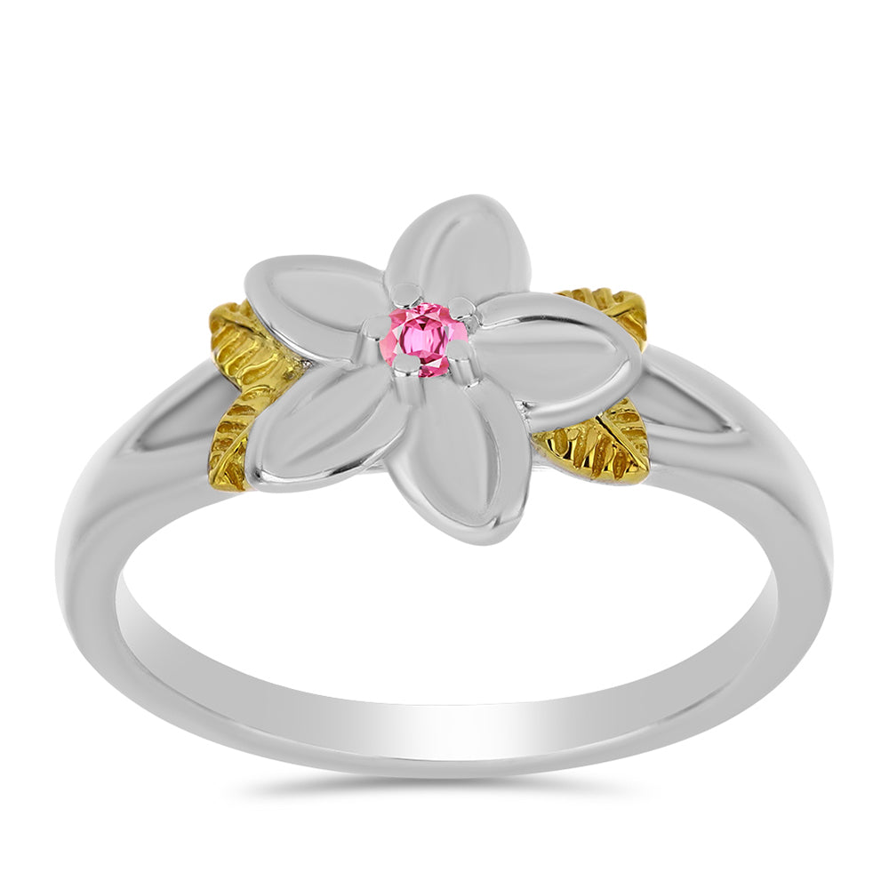 Inel din Argint 925 ( 3.05 grame ) cu Turmalină Roz Pelmadulla 0.04 Carate