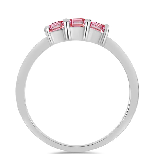 Inel din Argint 925 ( 2.01 grame ) cu Turmalină Roz Pelmadulla 0.43 Carate