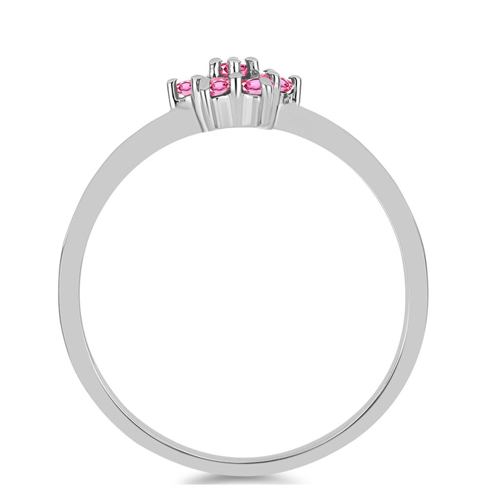 Inel din Argint 925 ( 1.52 grame ) cu Turmalină Roz Pelmadulla 0.24 Carate 2 