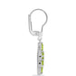 Cercei din Argint 925 ( 3.72 grame ) cu Peridot Changbai 2.01 Carate