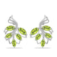 Cercei din Argint 925 ( 3.57 grame ) cu Peridot Changbai 1.98 Carate